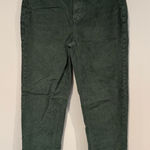 American Eagle Green Corduroy mom straight jean Photo 0