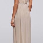 David's Bridal NWT -  Long Bridesmaid Dress w/Lace Bodice (Size 12) Photo 11