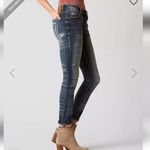 Rock Revival  Remix Vintage Blue Mid Rise Skinny Jeans Photo 1