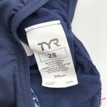 Tyr. Solid Guard Diamondfit Durafast Lite One Piece Swimsuit Navy Blue Red 28 Photo 6