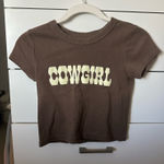 Brandy Melville  Cowgirl Top Crop Photo 0