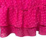 Cato Hot Pink Long Sleeve Size XL Dot Cinch Tie
Ruffled Blouse Photo 5