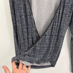 Tart  collection Blue Checkered blue modal Long Sleeve Open Wrap Blouse size xs Photo 8