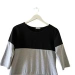 Hount Womens 3/4 Sleeve Back Lace Tops Round Neck Striped T Photo 7