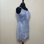 Midnight Doll  Blue w/ Glitter Mini Cocktail Dress Size 13 Photo 5