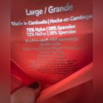 Joy Lab Women's Short Sleeve Crop Top - Coral-Size Large NWOT cross back Photo 2