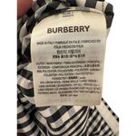 New Burberry Black and White Gingham Asymmetric Handkerchief Hem Skirt, size 4 Photo 4