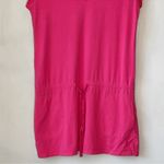 Patagonia Hot Pink Short Sleeve Hoodie Parker Short-Sleeved Mini Dress Photo 4