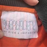 Vintage Passports Pier 1 Imports Toggle Jacket Tribal Island World One Size Red Size undefined Photo 7