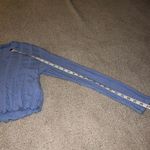 Aeropostale Aeropostal Blue Long Sleeve Crop Top Photo 3