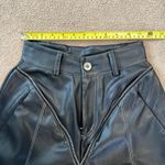 Maniere De Voir black faux leather trousers. brand new with tags Photo 5