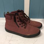 Dr. Martens  Maegley Boots‎ Soft Wair Cherry Canvas Side Zip Women’s Sz 7 Photo 2