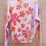 Collina Strada floral-print round hem crewneck sweatshirt size XS extra small Photo 5