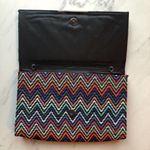 Jessica McClintock  Nora Straw Chevron Purse NWOT Photo 2