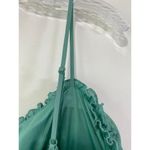 Wild Fable Coquette Sleeveless Tiered Chiffon Fit & Flare Skater Dress Size XL Aqua Green Photo 4