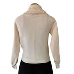 ZARA  Knit Women’s Cowl Neck Sweater Beige Small Lightweight Long Sleeve Cozy Photo 2