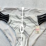 NWT PINK Victoria’s Secret Bikini Bottom Lace Up White Swirl Large 12 14 Women’s Photo 10