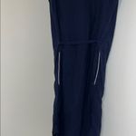 Lole  navy linen blend Sleeveless Button-Up Dress Sz S Photo 6