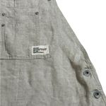 DKNY  Womens Linen Pinafore Jumper Dress Overalls 90s Y2K Grunge Photo 2