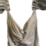 Mable Miss Lola Light Blue Ruched Off Shoulder Mini Dress Soft Girl Coquette Size L Photo 4