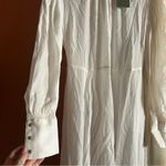 ALLSAINTS  Fayre Midi Dress Chalk White Handkerchief‎ Hem NWT Size XS Photo 4