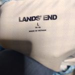 Lands' End V Neck Short Sleeve Wrap Rash Guard UPF 50 Blue Size 14 Photo 3