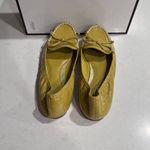 Coach  Junie Mimosa yellow Patent‎ Leather Moccasin Loafer Flats NIB Photo 3