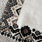 Anthropologie  Pilcro and the Letterpress Embroidered Denim Cream Skirt Sz 0P Photo 2