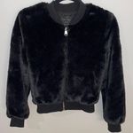 Love Tree Black Fur Jacket Photo 0