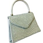 Silver Glitter Evening Clutch Photo 1