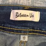 Between Us NWT!  Distressed Dark Blue Wash Skinny Jeans Size 13 Photo 3