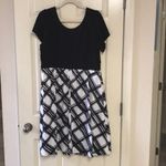 Maurice's dress black and white size 16 Photo 4