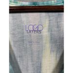 Logo Layers Tank Top Womens XL Sleeveless Loose Fit Tank Abstract Yellow Photo 2