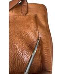 Madewell Transport Tote Brown Leather Monogram VH Medium Zip Pocket Handbag Photo 12