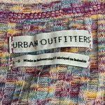 Urban Outfitters  Women’s L Striped Button Down Knit Long Sleeve Cropped Top -EUC Photo 2