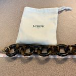 J.Crew  chain link tortoise necklace with pouch Photo 2