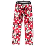 Disney Minnie Mouse Pajama Pants XS Red Polka Dot Fleece Cozy Sleep Lounge Soft Photo 8