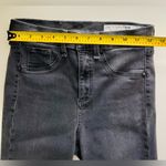 Rag and Bone  Black Rock 10 Inch slit Capri jeans 25 Photo 7