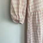 June & Hudson| Pink Gingham Dress sz Large Photo 4