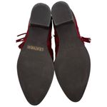 Naughty Monkey EUC  Leather Ankle Boots Red Size 9 Photo 8