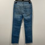 DL1961  Mara Ankle High Rise Instasculpt Straight Jeans Raw Hem Size 28 EUC Photo 3
