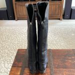Arturo Chiang  Black Leather Over The Knee Boots Size 7.5 Photo 1