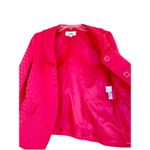 Le Suit Royal Coral Red Blazer Top Sz 8 Business Casual Photo 3
