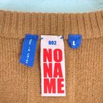 NONAME is Needed Cashmere Blend Sweater Vest Top in Brown Sz L Tan Size L Photo 2