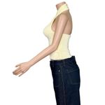 With Jean WITH JÉAN Erin Wrap Around Top, Buttercream, Medium Photo 7