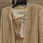 IRO ππ Uptown Sparkle Tweed Jacket ~ Beige Bronze EU 34 NWT Photo 13