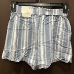 SO NEW , Paperbag Soft Shortie, Super High Rise, Stripes, Size Medium Photo 1