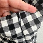 ZARA NWOT Black White Gingham Tapered Leg Trousers pants Medium womens Photo 12