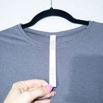 Lululemon Heathered Titanium Gray Sweetest Day Tencel Long Sleeve Size 4 Photo 3