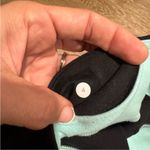 Lululemon  Crop Leggings - Fresh Teal Mesh Accents Photo 3